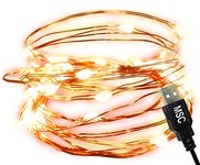 MSC 10ft / 3M * 30 LED's USB Powered LED Warm White Coloured String Fairy Lights On Copper Cable, Ideal for Christmas, Xmas, Party,Wedding,Decoration Warm-USB-3M