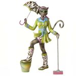 Kurt Adler Alley Cats Resin Go Go Mopping Table Piece, 8-Inch