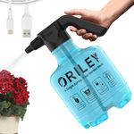 ORILEY Electric Spray Bottle Automatic Power Water Sprayer Portable Rechargeable Lawn Mister with Adjustable Nozzle Handheld Watering Can for Indoor Outdoor Plants Gardening (Spray Bottle 3L)