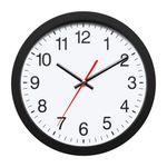 Nuovo 10 Inch Round Wall Clock Silent & Non-Ticking Retro Wall Clock Operated for Living Room Bedroom Kitchen(26 cm/ 10")