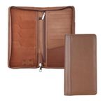 HAMELIN Unisex Passport Holder with RFID Blocking Technology | Vegan Leather Passport Cover,Travel Document Organiser|Passport Wallet with 4 Passport Slots,8 Card Holder Slots| Passport Holder-Caramel