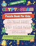 Cryptogram Puzzle Books For Kids: U