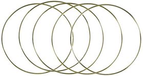 Darice Metal Ring Gold 11 inches (6-Pack) 17159