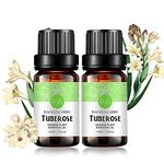 2-PACK Tuberose Essential Oil 100% Pure Oganic Plant Natrual Flower Essential Oil for Diffuser Message Skin Care Sleep - 10ML