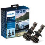 Philips Ultinon Pro9100 LED car headlight bulb (H4), 350%, 5.800K, set of 2