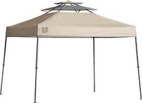 Quik Shade SX100 Summit Vented Instant Canopy, 10X10-Feet, Taupe