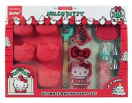 Handstand Kitchen Hello Kitty Ultimate Holiday Baking Party Set with Cupcake Mold, Cookie Cutters and More