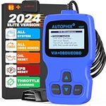 AUTOPHIX V007 OBD2 Scanner Compatible with Volkswagen VW Audi Skoda Seat, Car Diagnostic Tool with Engine ABS Airbag Transmission Code Reader Throttle Adaptation TP Position Check Oil Brake Pad Reset