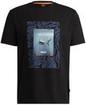 BOSS Mens Te Tucan T-Shirt, Black1, M