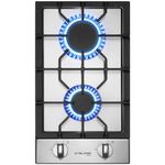 12 Inch 2 Burners GASLAND Chef GH30SFA Gas Cooktop, Built-in Propane Stainless Steel Stove Top with Thermocouple Protection, LPG/NG Convertible Dual Fuel Natural Gas Hob