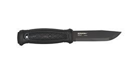 Morakniv M-13147 Garberg Black with Carbon Steel Blade, Multi-mount Sheath