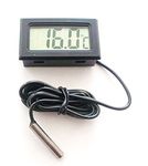 MooseLand Digital Compact LCD Thermometer with Outdoors Remote Sensor