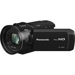 Panasonic HC-V800EG-K Full-HD Compact Camera, 25 mm Wide Angle, 24x Optical Zoom, Wi-Fi, Black