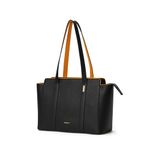 MOKOBARA The Sunflower Tote Bag, Lightweight For Daily Use And Work With Luggage Sleeve And 14" Laptop Compartment, Everyday Tote For Women (Crypto, The Sunflower Tote, Black)