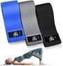 CFX Resistance Bands 3 Sets, Premium Exercise Loops with Non-Slip Design for Hips & Glutes, 3 Resistance Level Workout Booty Bands for Women and Men