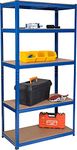 The Workplace Depot Metal Garage Shelving - 5 Shelves 900mm Wide