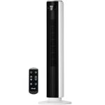 Levoit 25dB Tower Fan for Bedroom, 26ft/s Velocity Standing Fan, 90° Oscillating Cooling Fans for Home, 12 Speeds, LED Display, 4 Modes, 12H Timer, Bladeless, Remote Control, 36 inch