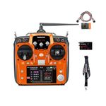 Radiolink AT10II RC Transmitter & R12DS Receiver | 12-Channel Radio Controller with Telemetry, RC Transmitter and Receiver, 3ms Response for Drones, RC Cars, Boats, Helicopters & Airplanes