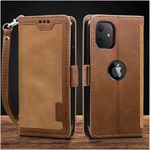 Excelsior Premium Leather Wallet flip case Cover with | Card and Cash Slot | 360 Full Body Protection Compatible with Apple iPhone 11 (Coffee)