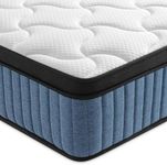 BedStory Firm Twin Mattress, 6 Inch Hybrid Mattresses Medium Firm with Extra Lumbar Support, Single Size Bed in a Box for Spine Alignment, CertiPUR-US Certified, 365-Night Trial