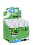 3M Scotch Permanent Glue Stick Solvent 1 Pack of 12 Sticks, 40g per Stick - Strong-Hold adhesive for Home, School or Office Use