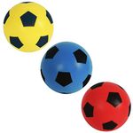 Foam Football, Size 5, Blue+Red+Yellow