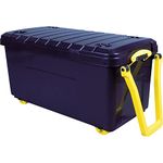 Really Useful 160 Litre Wheeled Trunk Black/Yellow