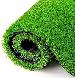 FLOWHOOK Waterproof Artificial Grass Carpet mat for Balcony |All-Weather Home and Office Edition,Size - 5.5 x 19 Feet, Rectangular- 35 mm Pile Length