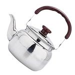 Vosarea Kettle Camping Coffee Pot Teapot for Stovetop Tea Maker Pot Electric Tea Pot Vintage Metal Teapot Boiling Tea Pot Tea Pots Steaming Teapot Stainless Steel Electric Teapot Outdoor