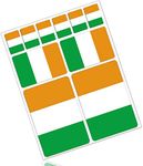 Biomar Labs® 10 x Vinyl Stickers Set Decals Ireland Irish National Flag Car Motorcycle Helmet D 29