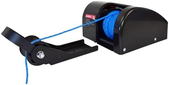 Cygrd Electric Anchor Winch, 25 LBS Marine Windlass, 12V with Remote Control, 100ft Rope, Easy to Operate, Black