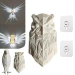 Bald Eagle Wall Light, Owl Wall Light,3D Animal LED Wall Light Bald Eagle, Night Owl, Eagle Wall Lamp Suitable for Stairs, Corridors, Bedroom Wall Lamps (Owl Wall Light)