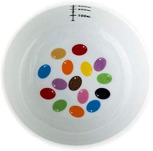 Necoichi Elevated Cat Water Bowl – Ceramic Raised Cat Bowl, Prevents Neck & Whisker Fatigue – Dishwasher & Microwave Safe – Pet Water Bowl for Cats (Jelly Bean, Regular)