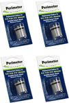 Four Pack Dog Fence Batteries for Invisible Fence R21 or R51 Receiver Collars by Perimeter Technologies