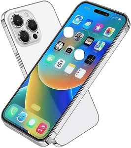 Dummy Fake Prop Phone Compatible with Phone 14 Pro Non-Working Store Display Phones Kids Pretend Play Phone That Look Real (14 Pro Silver Home Screen)