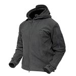 MAGCOMSEN Men 's Windproof Warm Military Tactical Fleece Jacket Grey M new