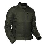 Royal Enfield Windfarer Riding Jacket Olive(L) 42 Cm Knox Flexiform Ce Level 1 Certified Protectors At Shoulders And Elbows / High Abrasion-Resistant mesh with high air permeability