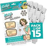 Molly's Marvelous Cloth, Streak-Free, Lint-Free Microfiber Cleaning Cloth, Polishing Cloth for Glass, Stainless Steel, Use for Kitchen, Bath, Cars, Detailing, Reusable (16" by 15.75") (Gray, 15pk)