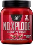 BSN N.O.-XPLODE Pre Workout Powder, Energy Supplement for Men and Women with Creatine and Beta-Alanine, Flavor: Watermelon, 30 Servings