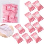 nanaxagly Compressed Towel Disposable Portable Face Towel Mini Coin Cotton Towel for Travel, Home,Camping, Hiking, Sport, Beauty Salon,and Other Outdoor Activities (10 pcs)