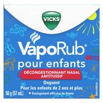 Vicks Vaporub Childrens Soothing Chest Rub Cough Suppressant Ointment, 50 g