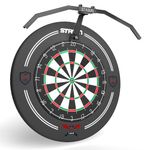 STASUN LED Dartboard Light, Foldable TOR135 Dartboard Lighting System for the Entire Board, Professional Dart Accessories with Adjustable Angle and Brightness, No Side Glare