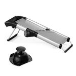 Supernal Mandoline Slicer for Kitchen Adjustable Mandolin Slicer Stainless Steel Mandoline Food Slicers Vegetable Cutter Veggie Potatos Onion Slicer with Cut-Resistant Gloves & Cleaning Brush