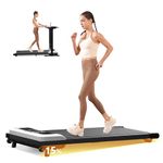 Walking Pad with Incline，Under Desk Treadmill for Home Office, 2.5HP Portable Treadmills with Sports Dashboard & Remote Control, 4 in 1 Compact Treadmill, Incline Treadmill 265LB Capacity