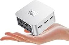 T8Plus Mini PC W-11 Pro, 12th Gen Ιntel Alder Lake N100 (up to 3.40Ghz) Mini Computers,12GB DDR5 256GB M.2 SSD Mini Office Desktop PC, Dual Ethernet/4K HDMI*3, 2,4/5 G WiFi,BT4.2