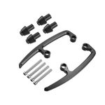 Hihaha Motorcycle Passenger Grab Bar for Kawasaki Z650 2017-2022 for Kawasaki Ninja 650 2017-2022/Rear Seat Rail Handle Accessories/Durable Aluminum Alloy/10Pcs Black