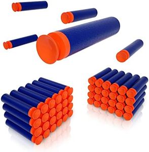 TORMEN Refill Suction Darts,Compatible for Nerf Elite Series Blasters Toy Guns-Blue 100Pcs