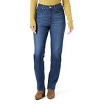 Signature by Levi Strauss & Co. Gold Label Women's High-Rise Straight, (New) Tennessee Valley 5d, 14