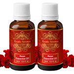 Exotic Aromas Rose Essential Oil (15Ml + 15Ml) Pack of 2