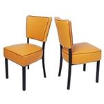 LUCKYERMORE Leather Dining Chairs S